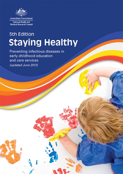 Image of cover page for 5th Edition Staying Healthy by Australian National Health and Medical Research Council 2013